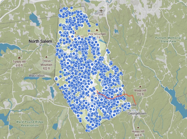 Scored parcels across Ridgefield.